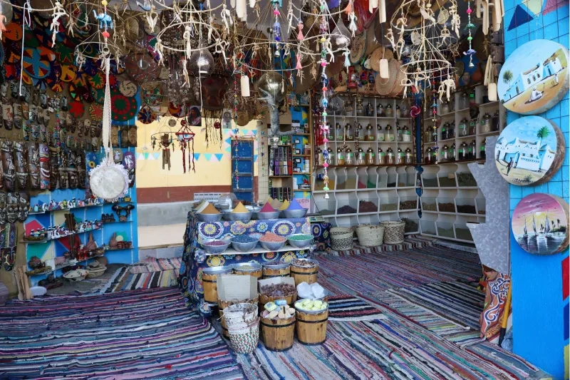 Negozio nel Villaggio Nubiano