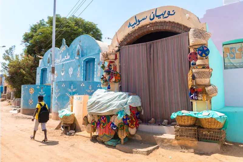 Ragazzo Nel Villaggio Nubiano