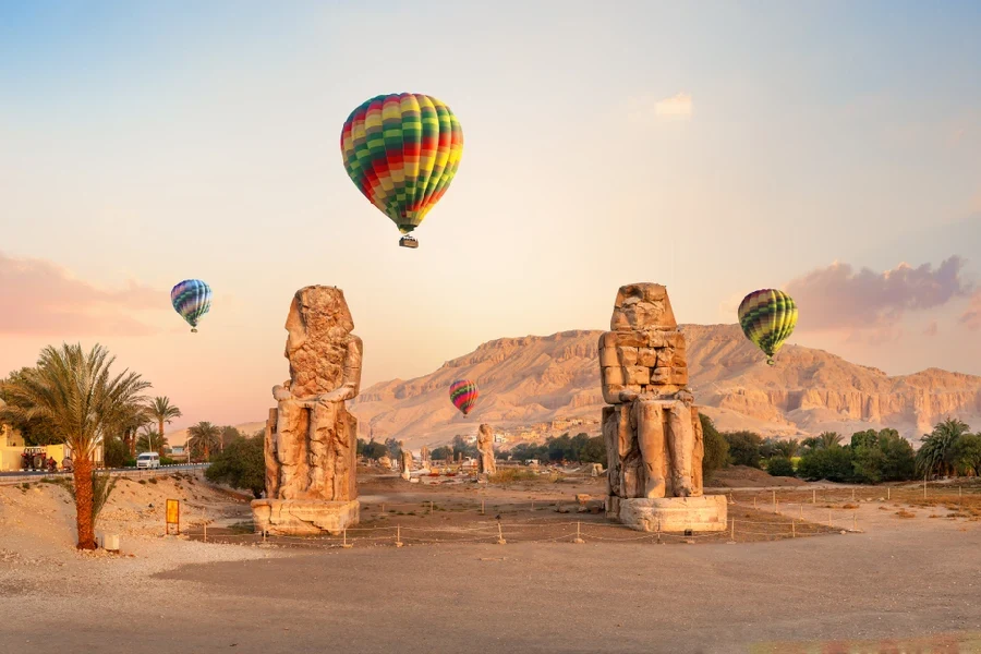 Colossos de Memnon, Roteiro Egito e Jordânia