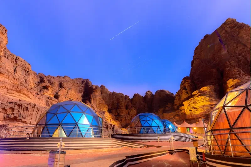 Campo  in Deserto Wadi Rum