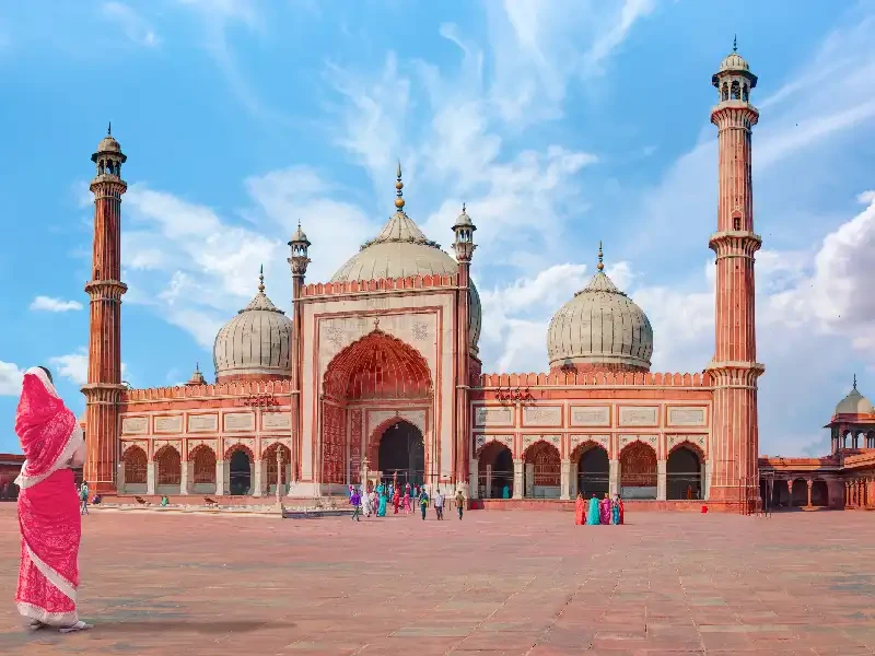 Jama Masjed in Delhi,Viaggio india 