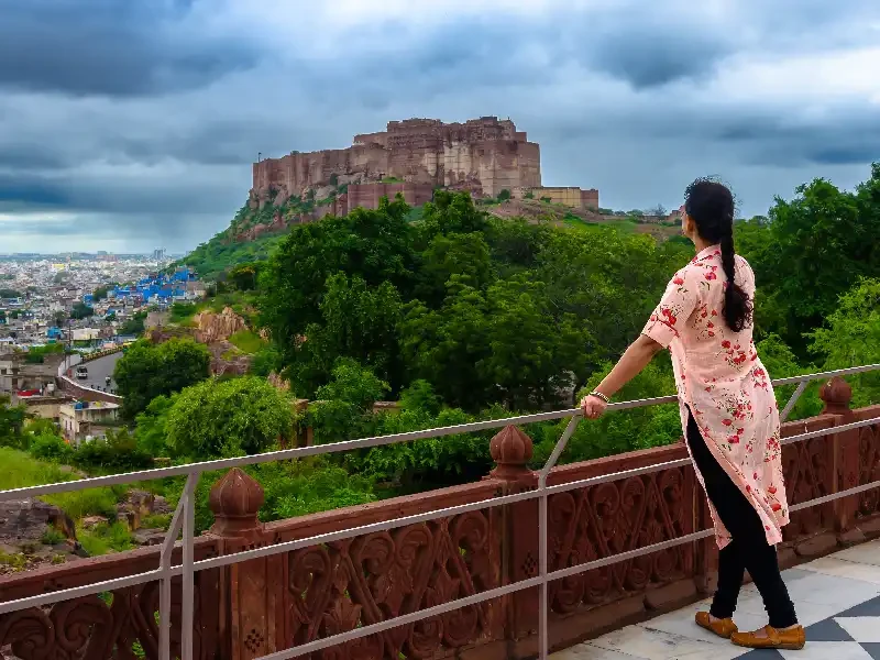 Forte Mehrangarh, Vacanza India