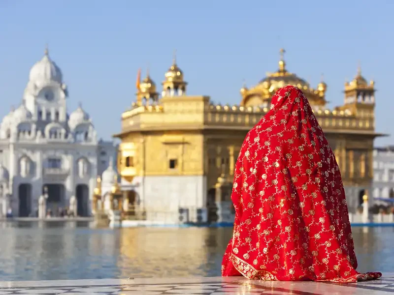 tempio Sikh, Vacanza India