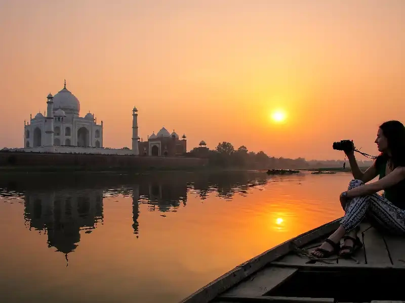 Taj Mahal , Vacanza in India