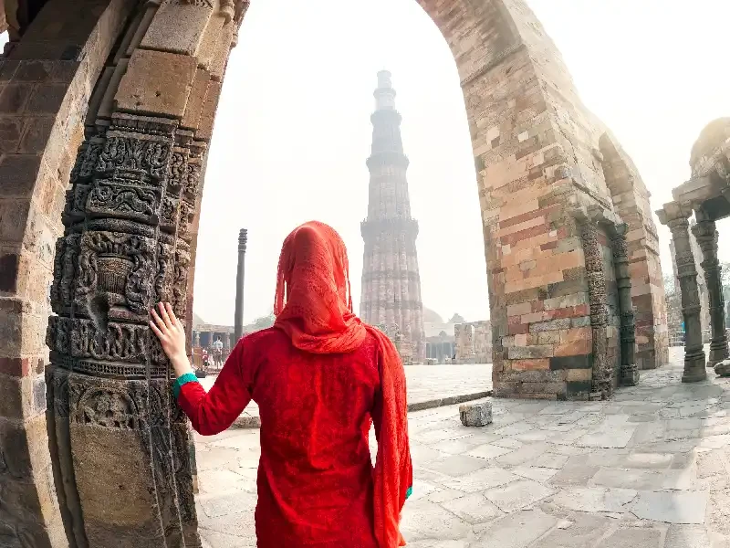 Qutub Minar, Triangolo d'oro India