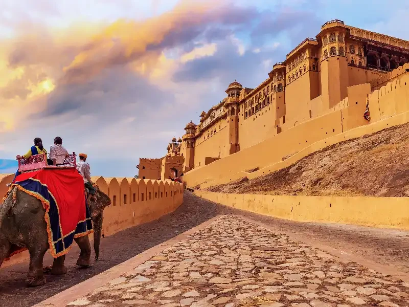 Fortezza di Amber , viaggio in india