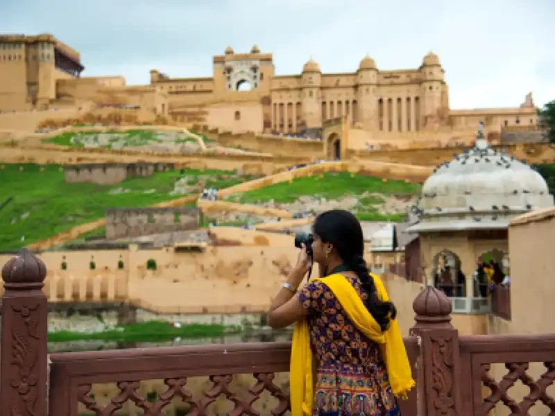 Palazzo fortificat Amber , viaggio in India