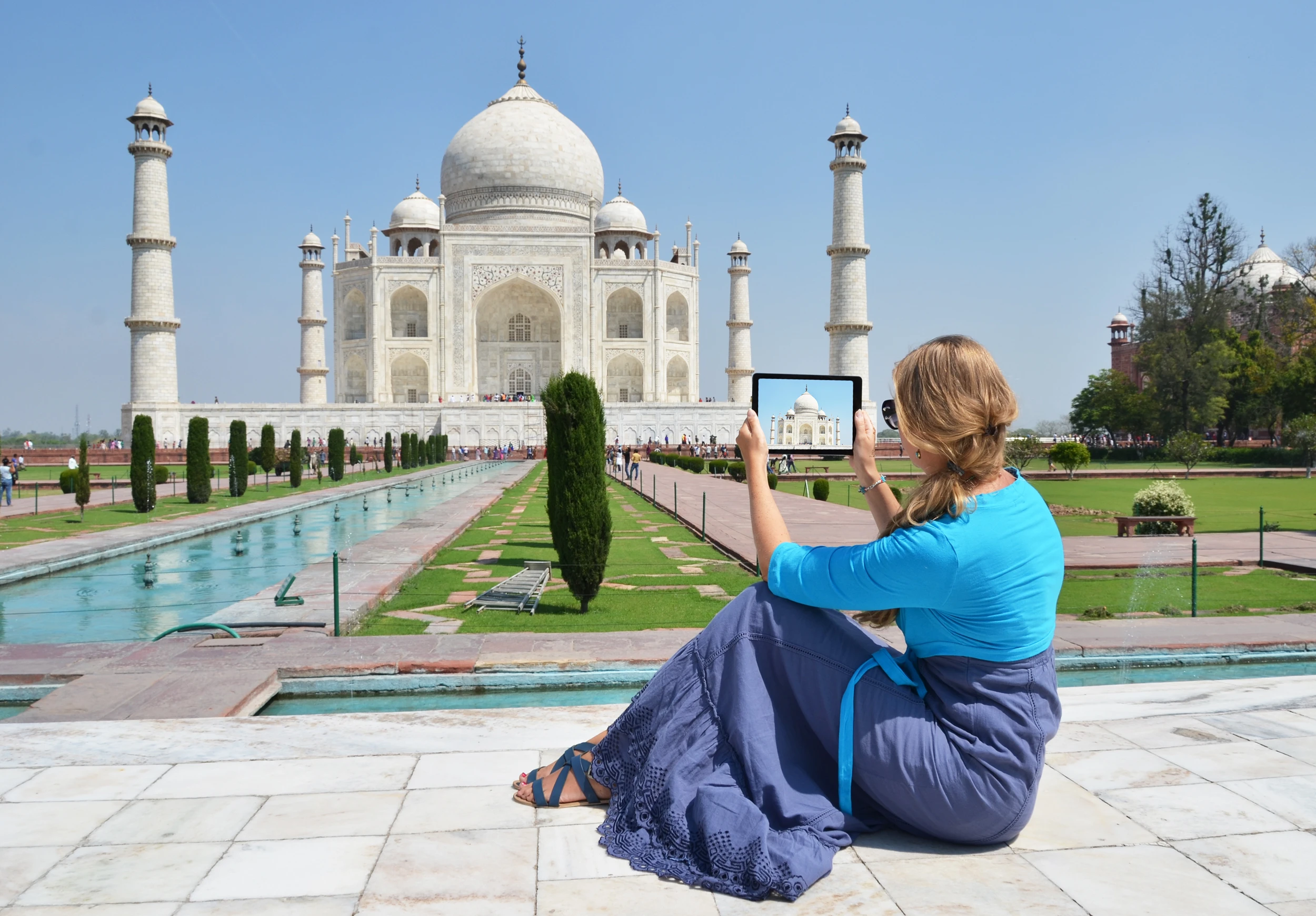 Taj Mahal, Viaggio in India