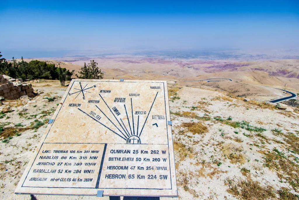 Monte Nebo Giordania a Diembre