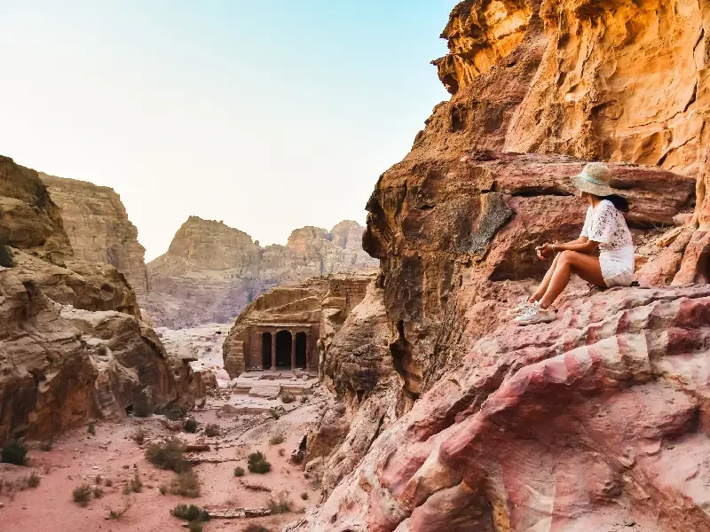 Petra, Giordania a Dicembre