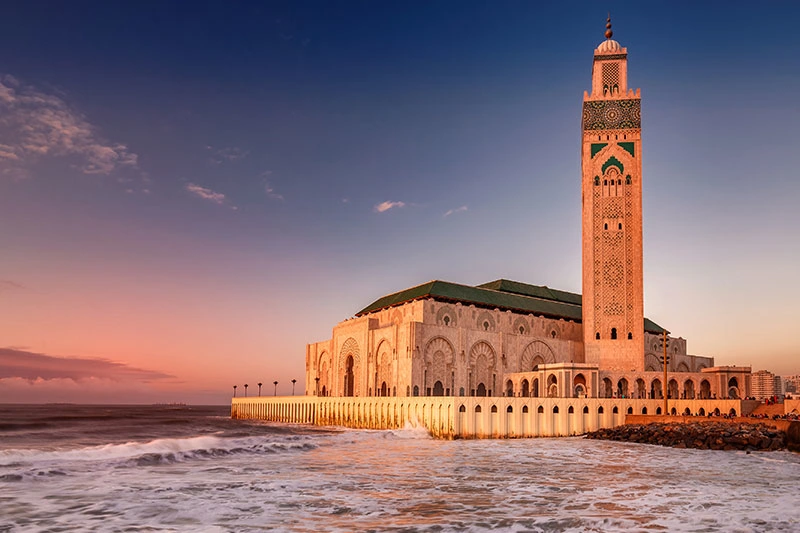 la Mezquita Hassan II, Casablanca