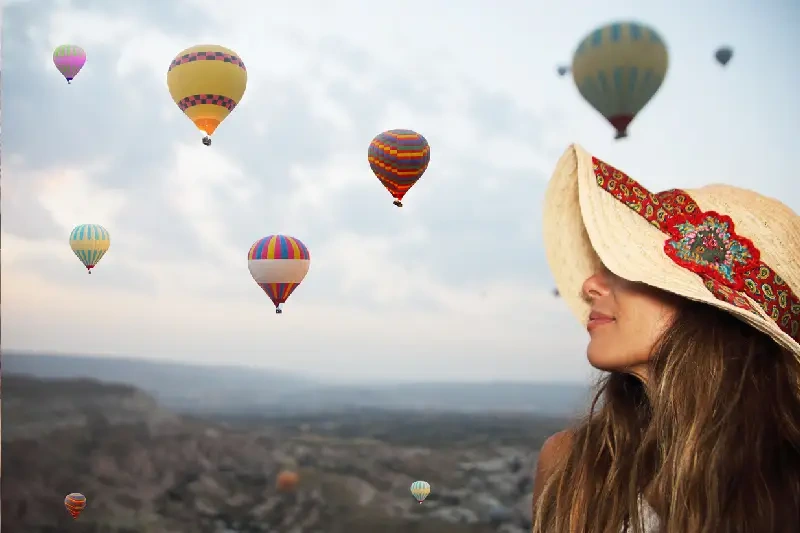 una donna a cappadocia , tour istanbul cappadocia