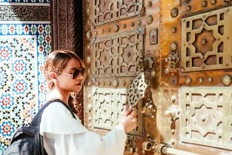 una turista a Marrakech , offerte viaggio marrakech una turista a Marrakech , offerte viaggio marrakech