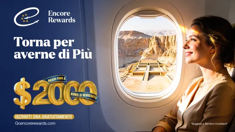 Benvenuto in Encore Rewards