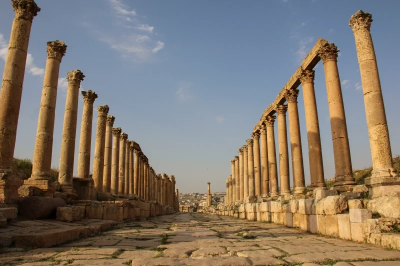 Localização de Jerash Localização de Jerash, Jerash