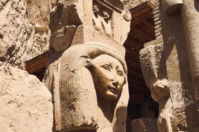 hathor , tempio di hatshepsut