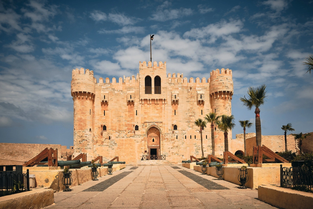 The Citadel of Alexandria in Egypt