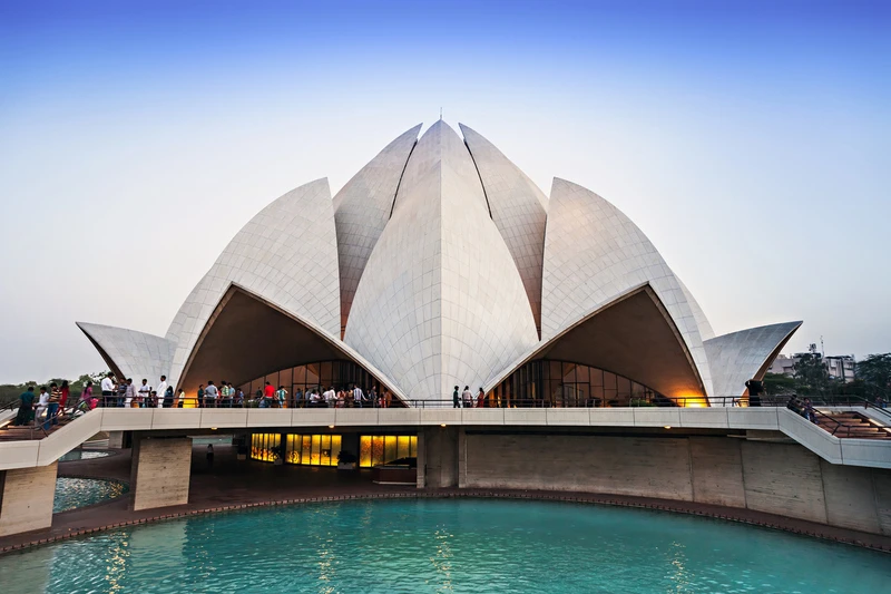 Templo del Loto, Nueva Delhi, India Templo del Loto, Nueva Delhi, India