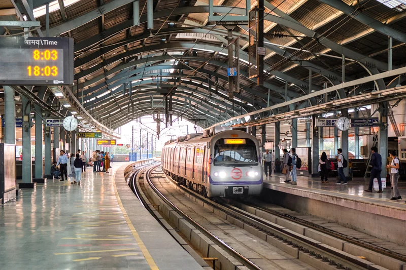 estación de metro de Delhi estación de metro de Delhi
