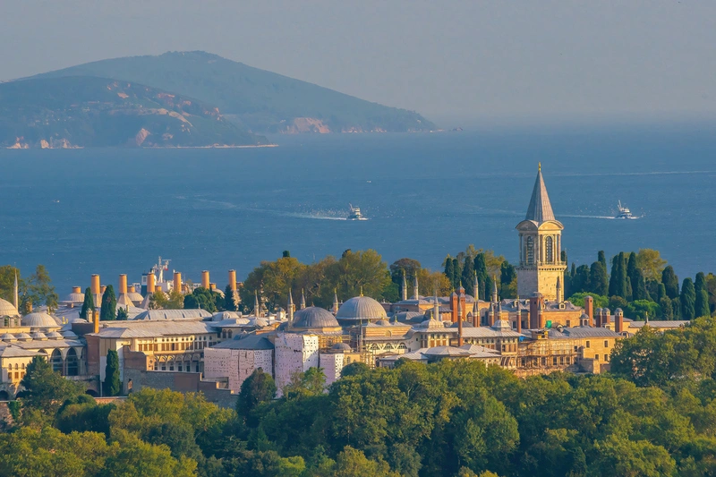 Vista del Palacio de Topkapi en Estambul Vista del Palacio de Topkapi en Estambul
