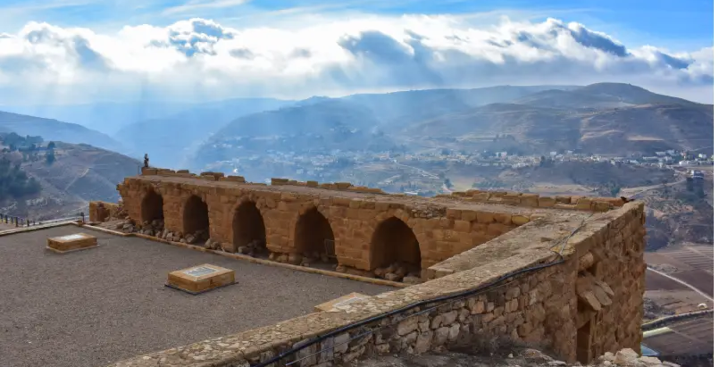 vista panoramica dal castello di kerak, Kerak