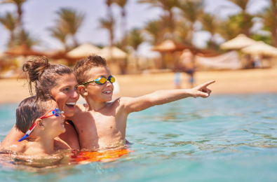 una famiglia, pacchetto egitto di lusso