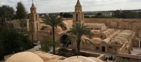 Monastero di Anba Bishoi ,  viaggio della sacra famiglia in egitto