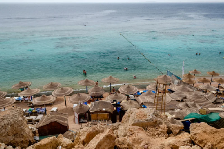 rocce della spiaggia, sharm el luli