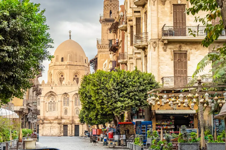 la panorama della strada, Al-Muizz