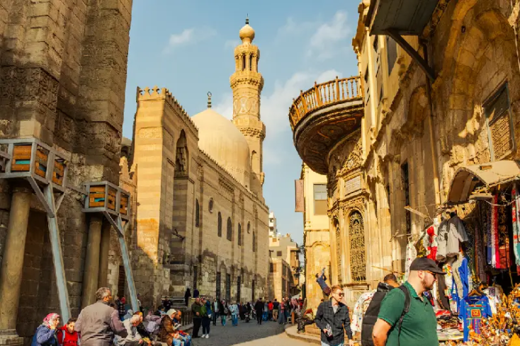 la panorama della strada, Al-Muizz