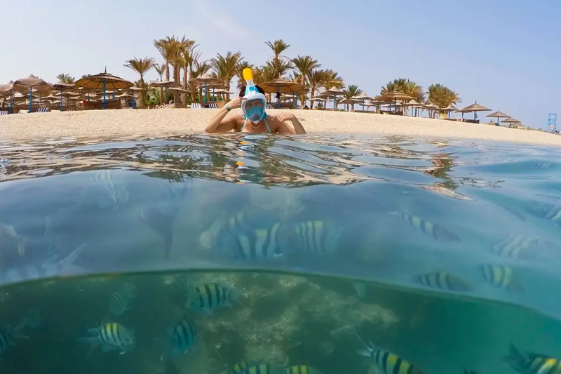 un uomo al mar rosso, Vacanze Mar Rosso