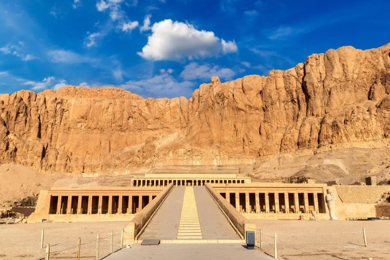 Il tempio di Hatshepsut, natale in egitto