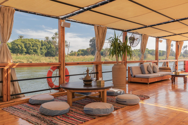 il bordo della dahabeya, Viaggi organizzati Egitto