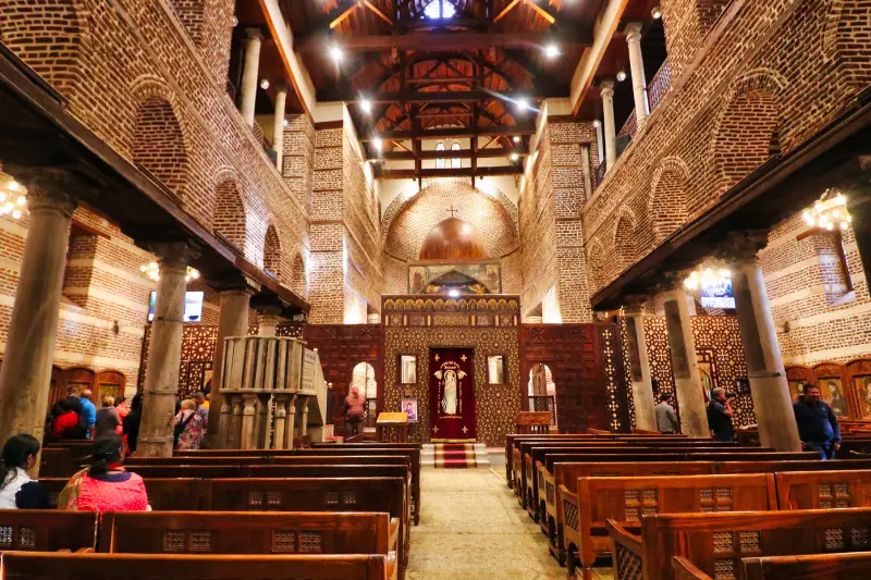 Chiesa di Abu Serga, viaggio della sacra famiglia in egitto