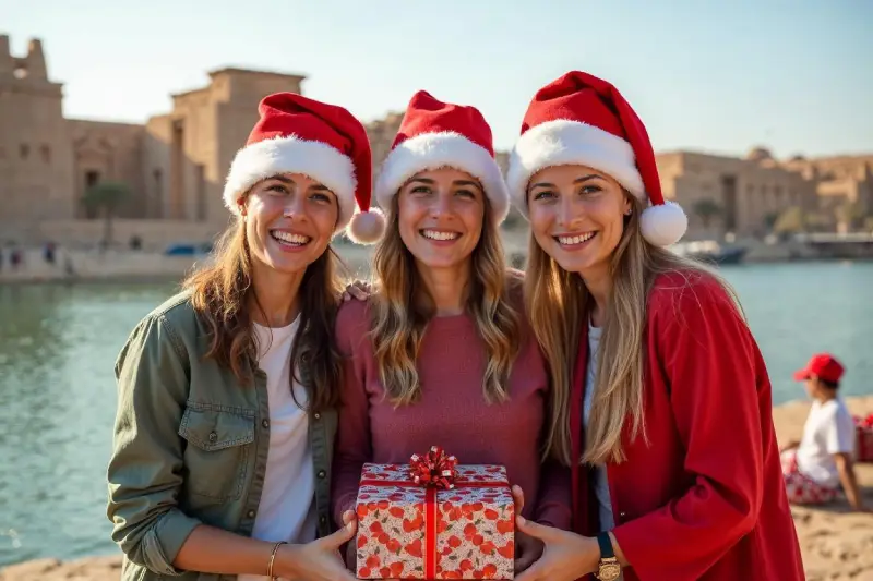 Donne che Festeggiano il capodanno in Egitto, viaggio capodanno egitto