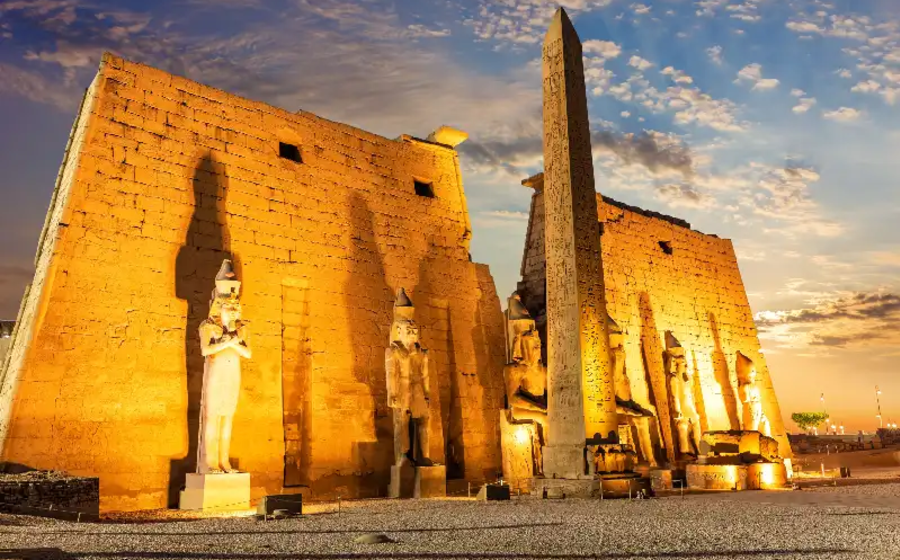 Il tempio di Luxor. templi egizi