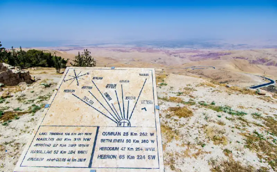 la mappa di monte nebo, 10 cose da vedere in giordania