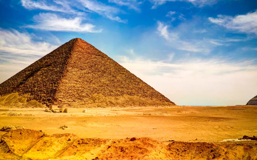 La piramide Rossa alla necropoli di saqqara