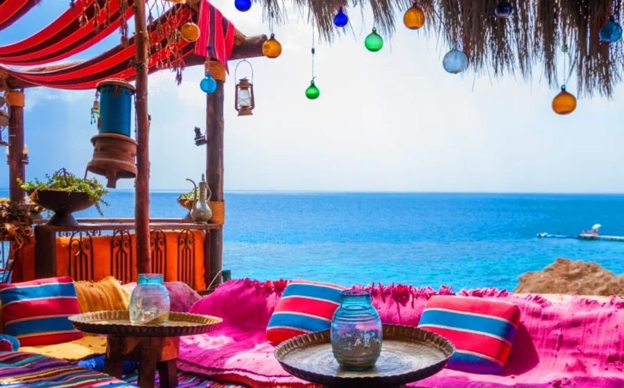 La vista sul mare, abu dabab