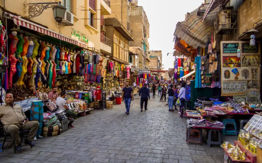 la panorama della strada, Al-Muizz