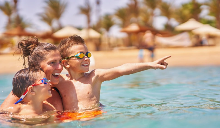 una famiglia, pacchetto egitto di lusso