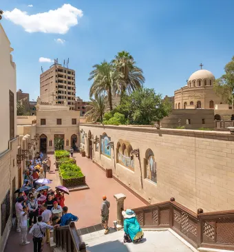 La chiesa sospesa al cairo copto