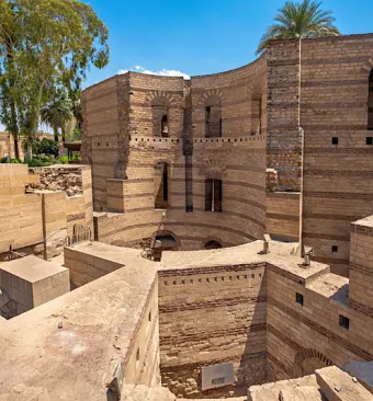 La fortezza di Babilonia al Cairo copto