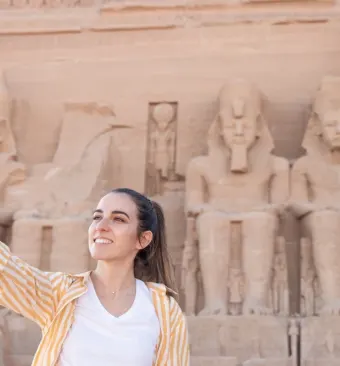 Tempio di Abu simbel in egitto