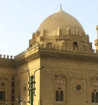 La moschea dall’esterno, moschea del sultan hassan