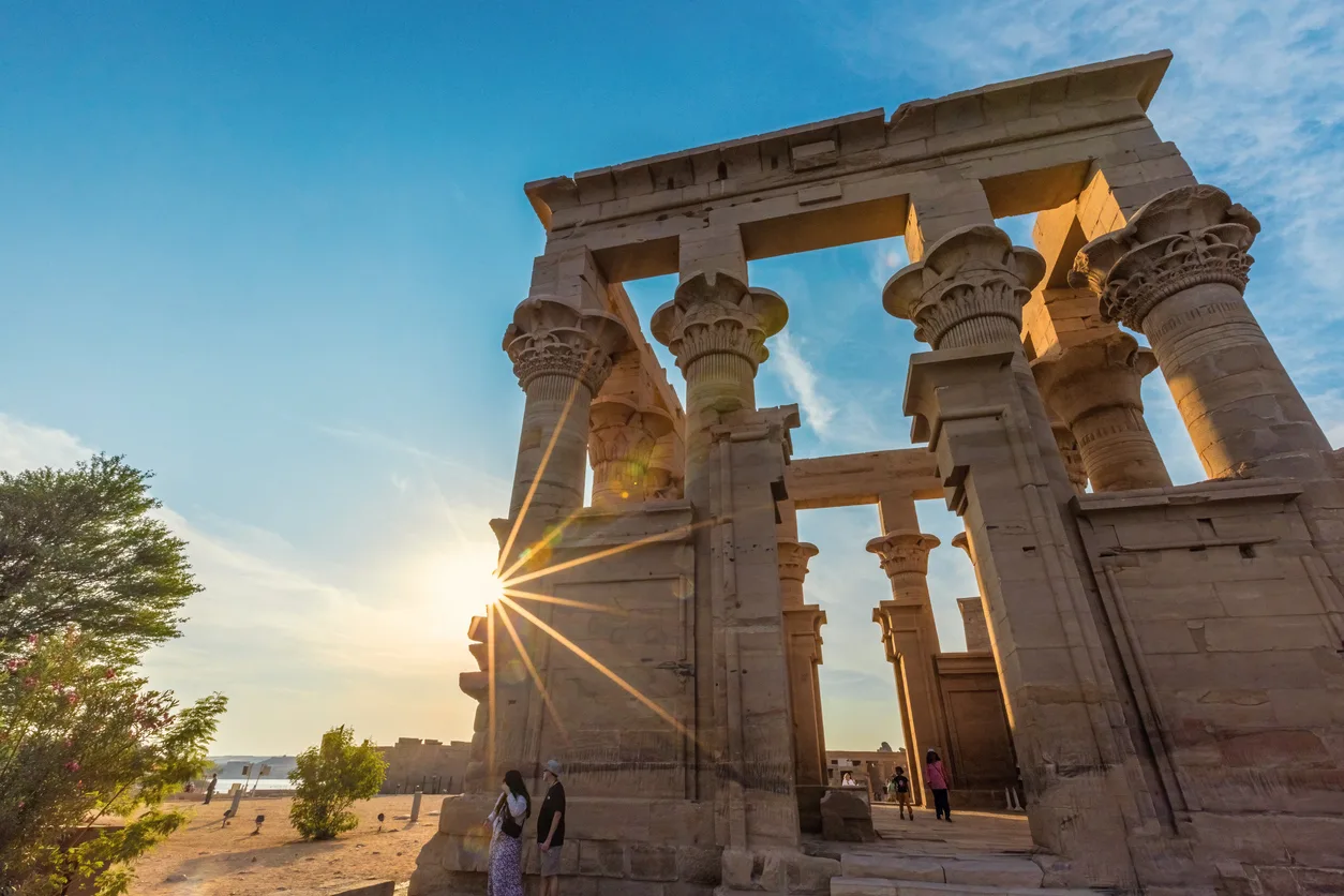 philea temple in aswan, Christmas Holiday in Egypt
