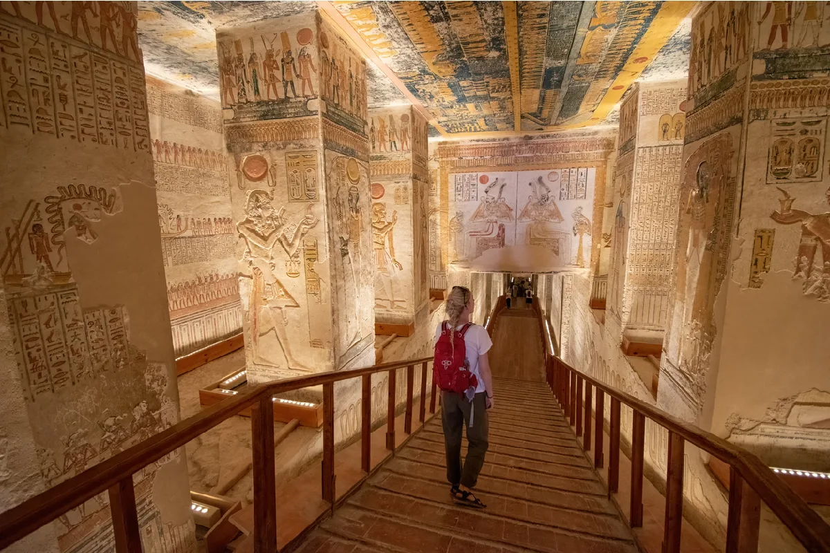 Valle de los Reyes en Luxor, Egipto