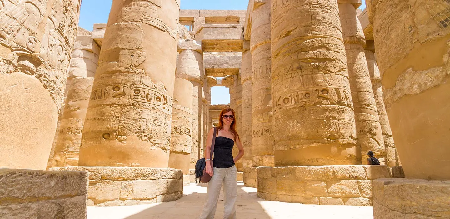 Columnas del templo de Karnak