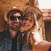 una pareja en egipto