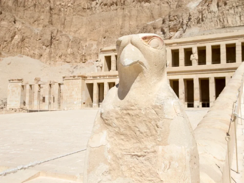 The temple of Hatshepsut near Luxor in Egypt